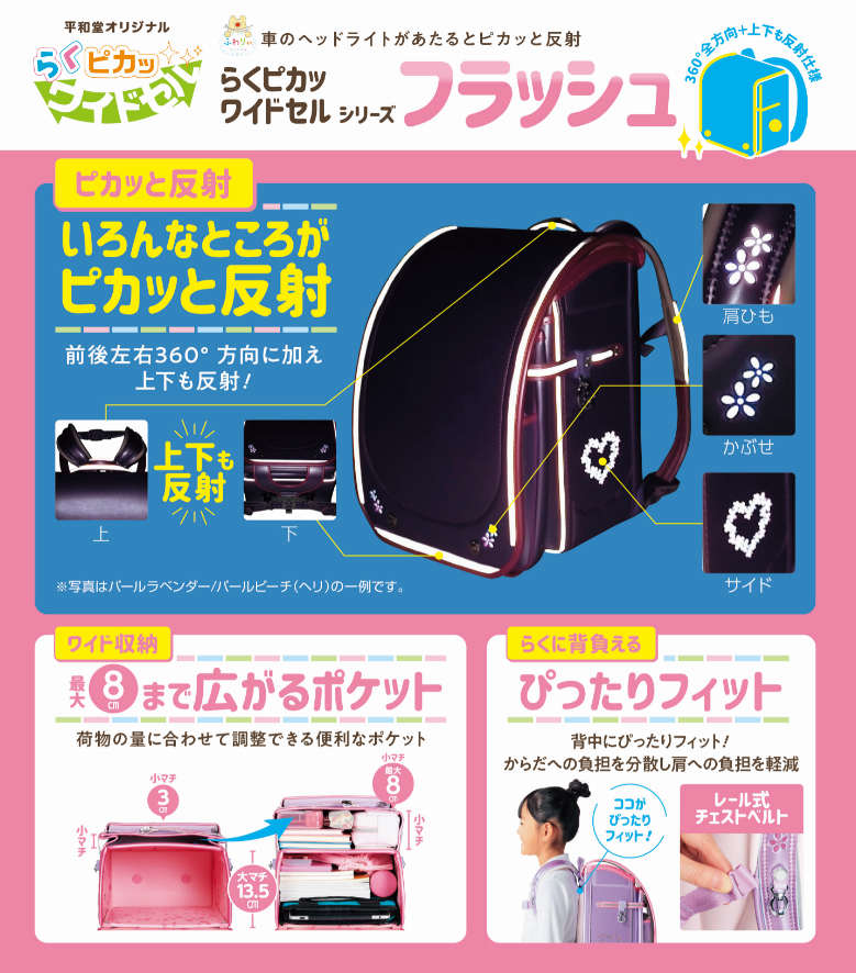 ふわりぃ らくピカッ ワイドセル フラッシュ パンフ