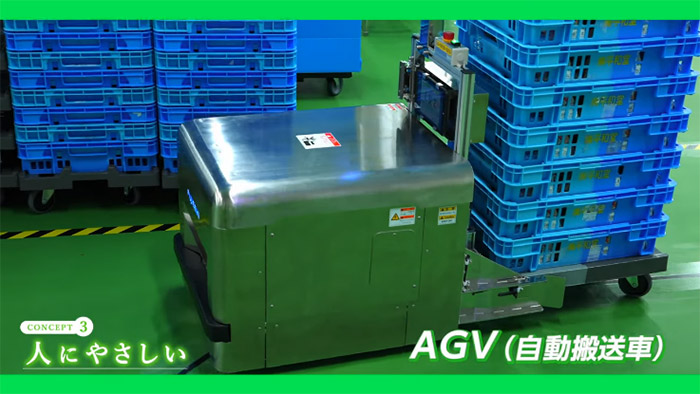 AGV(自動搬送者)のイメージ写真